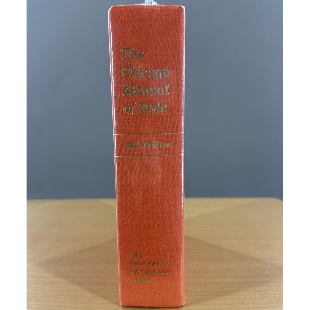 The Chicago Manual of Style, 18th Edition Sealed